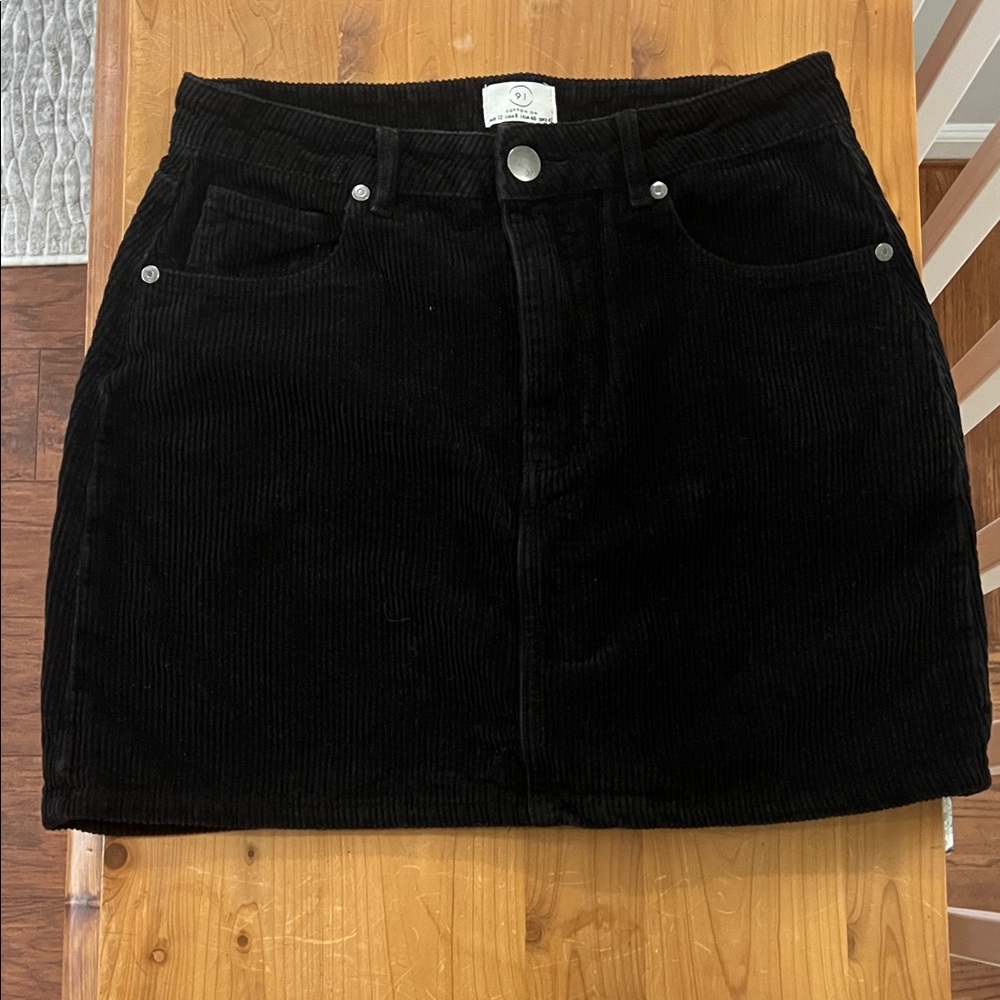 Cotton On Black Mini Skirt